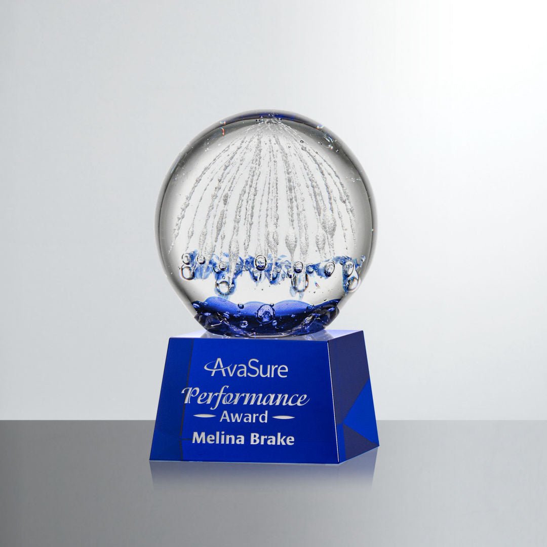 Starburst Glass Award – Luxury Corporate Trophy Crystal House - Crystal House