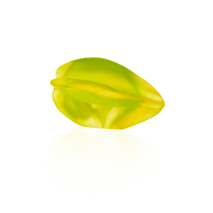 Daum Starfruit Crystal Sculpture