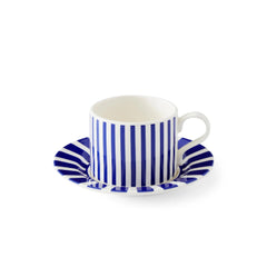 Steccato Dinner and Serveware Narrow Teacup & Saucer Spode