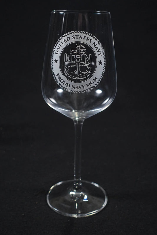 Stem Proud Navy Mom Crystal House