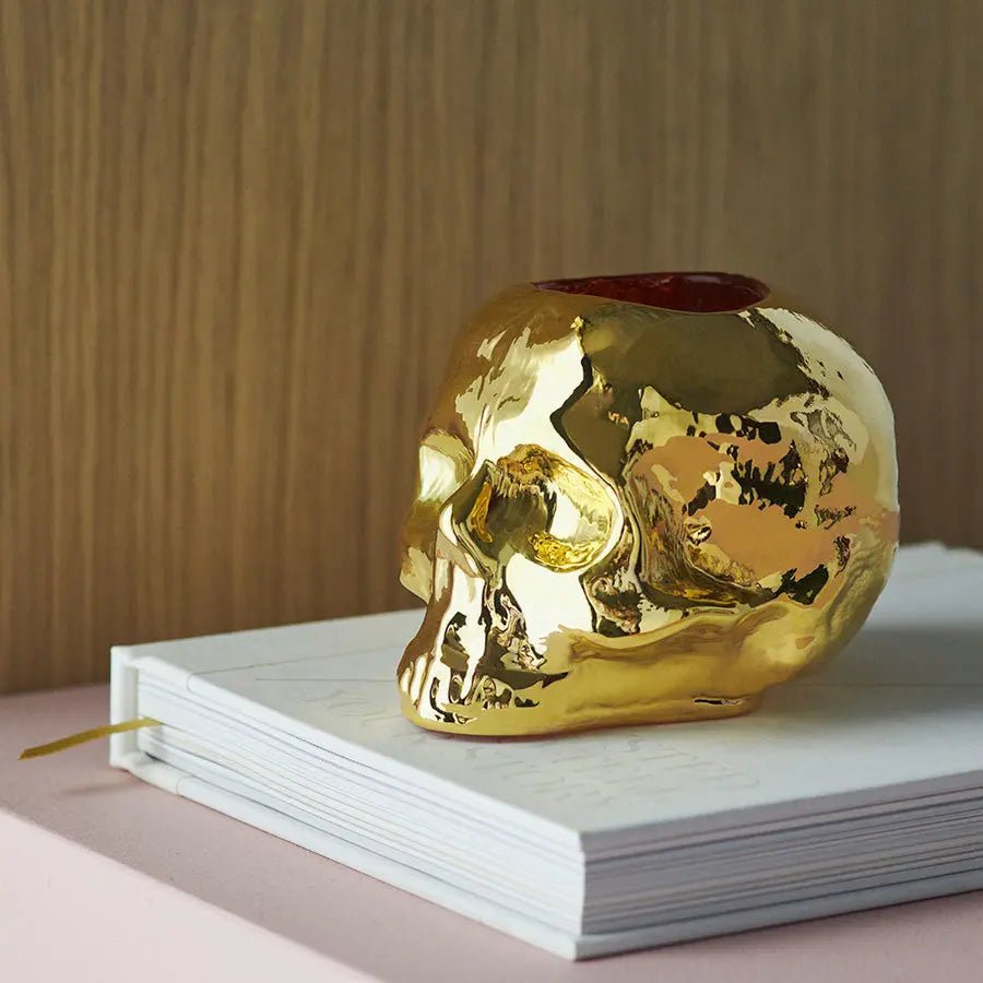 Still Life Votive Gold Kosta Boda