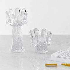 Sunflower Votive Clear Large Kosta Boda - Crystal House