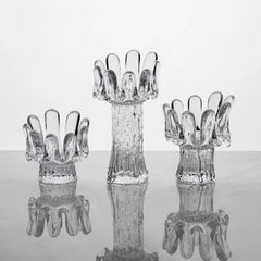 Sunflower Votive Clear Large Kosta Boda - Crystal House