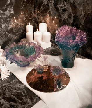 Sweet Garden Small Bowl Daum - Crystal House