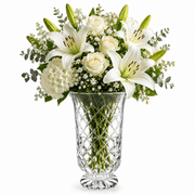 TALL HURRICANE Luxury Crystal Vase Home Decor - Premium Gift Crystal House - Prism - Crystal House