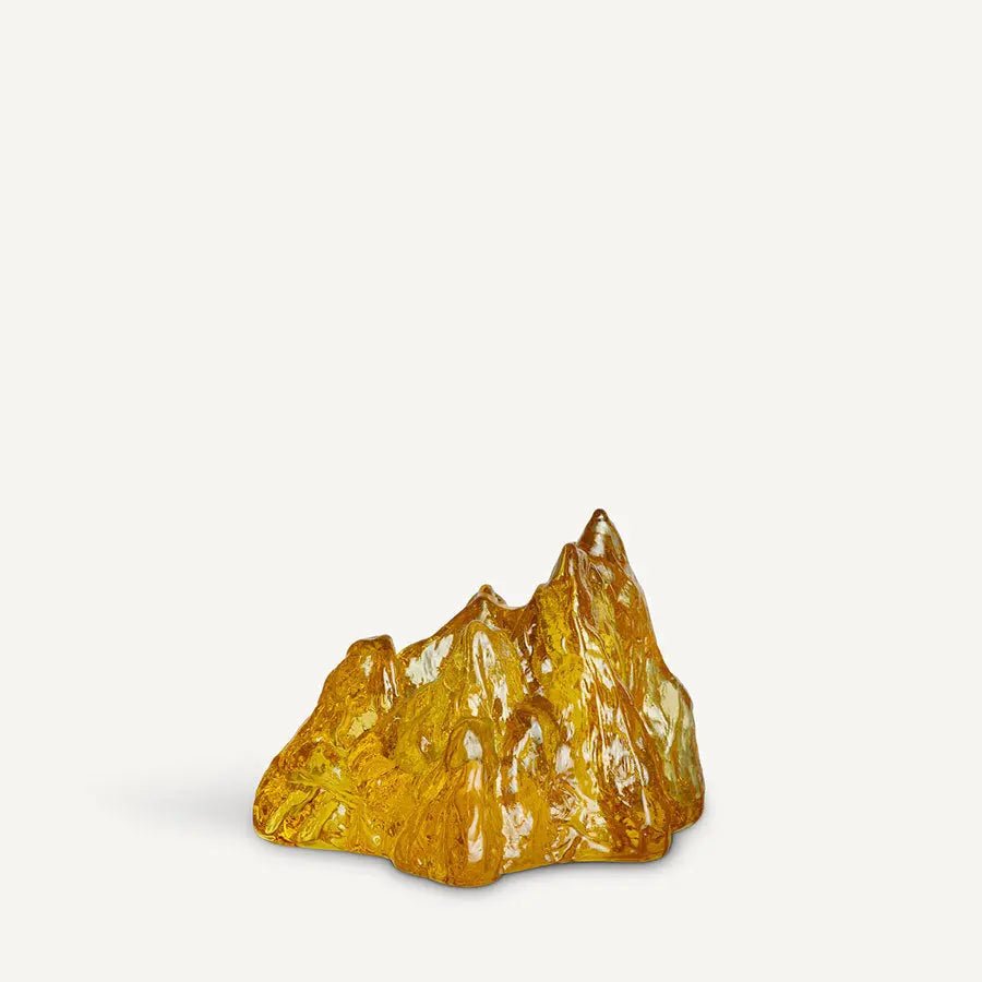 The Rock Votive Yellow Kosta Boda