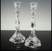 Tiffany & Co. Crystal Candlesticks, Pair Crystal House - Replacements