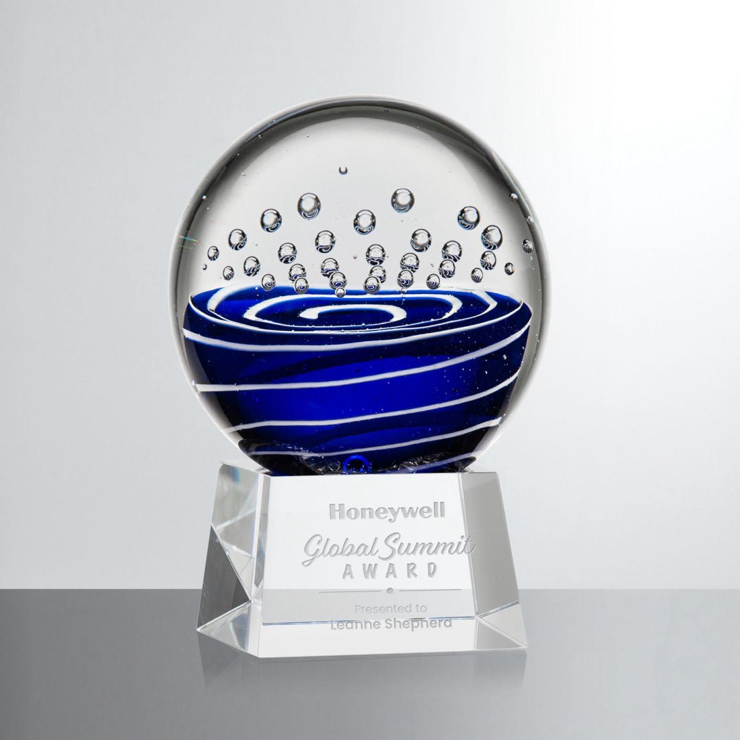 Tranquility Crystal Award – Corporate Recognition Gift crystal edge - Crystal House