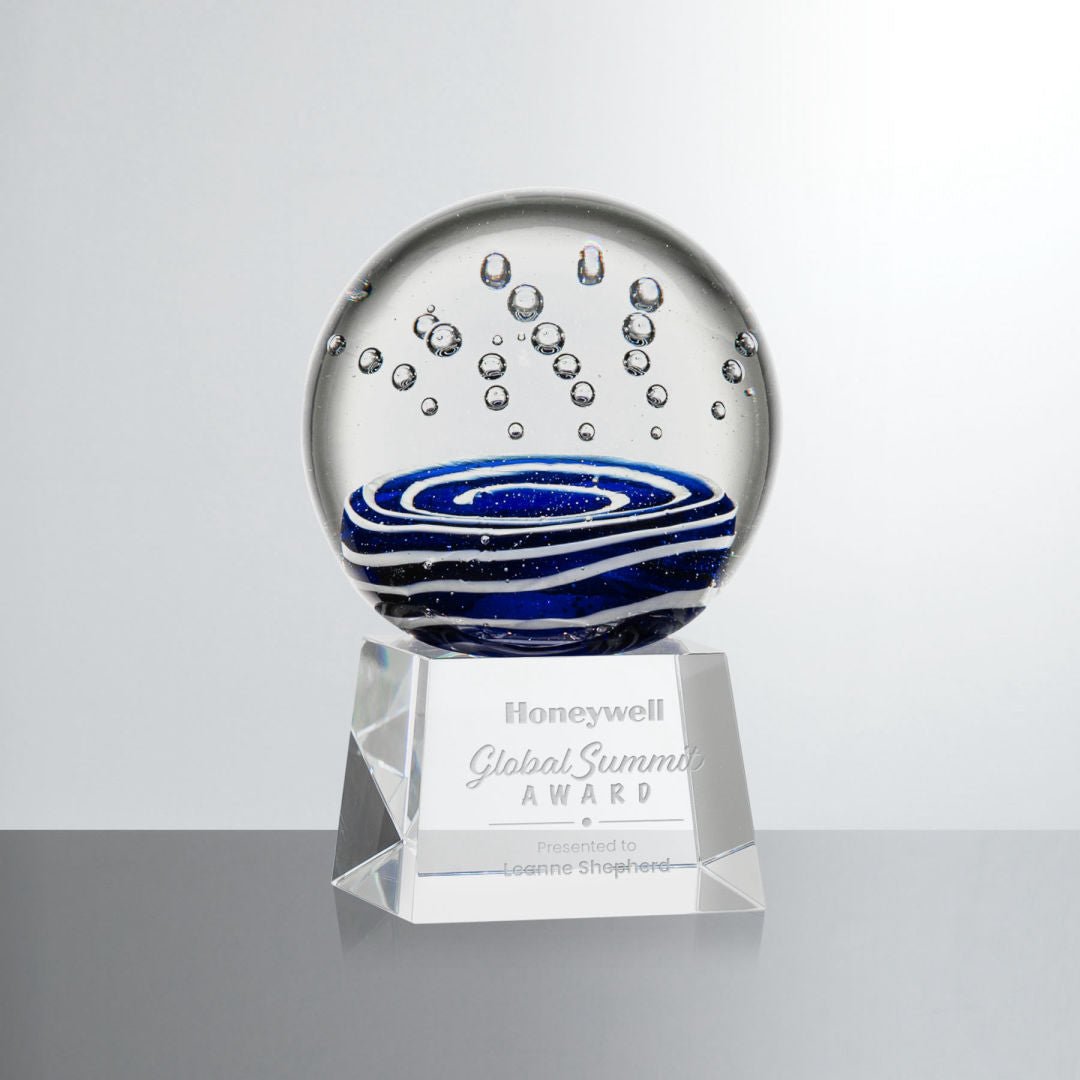 Tranquility Crystal Award – Corporate Recognition Gift crystal edge - Crystal House