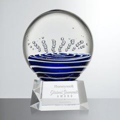 Tranquility Crystal Award – Corporate Recognition Gift crystal edge - Crystal House