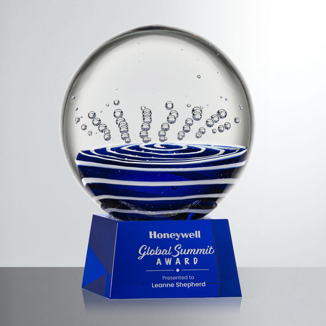 Tranquility Crystal Award – Luxury Corporate Gift crystal edge - Crystal House