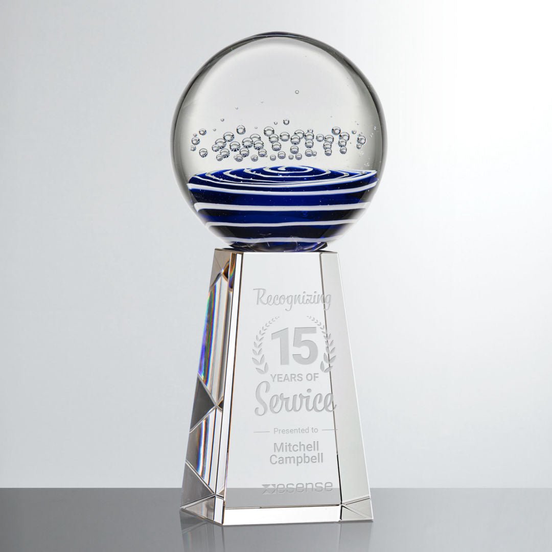 Tranquility Crystal Award – Luxury Corporate Gift crystal edge - Crystal House