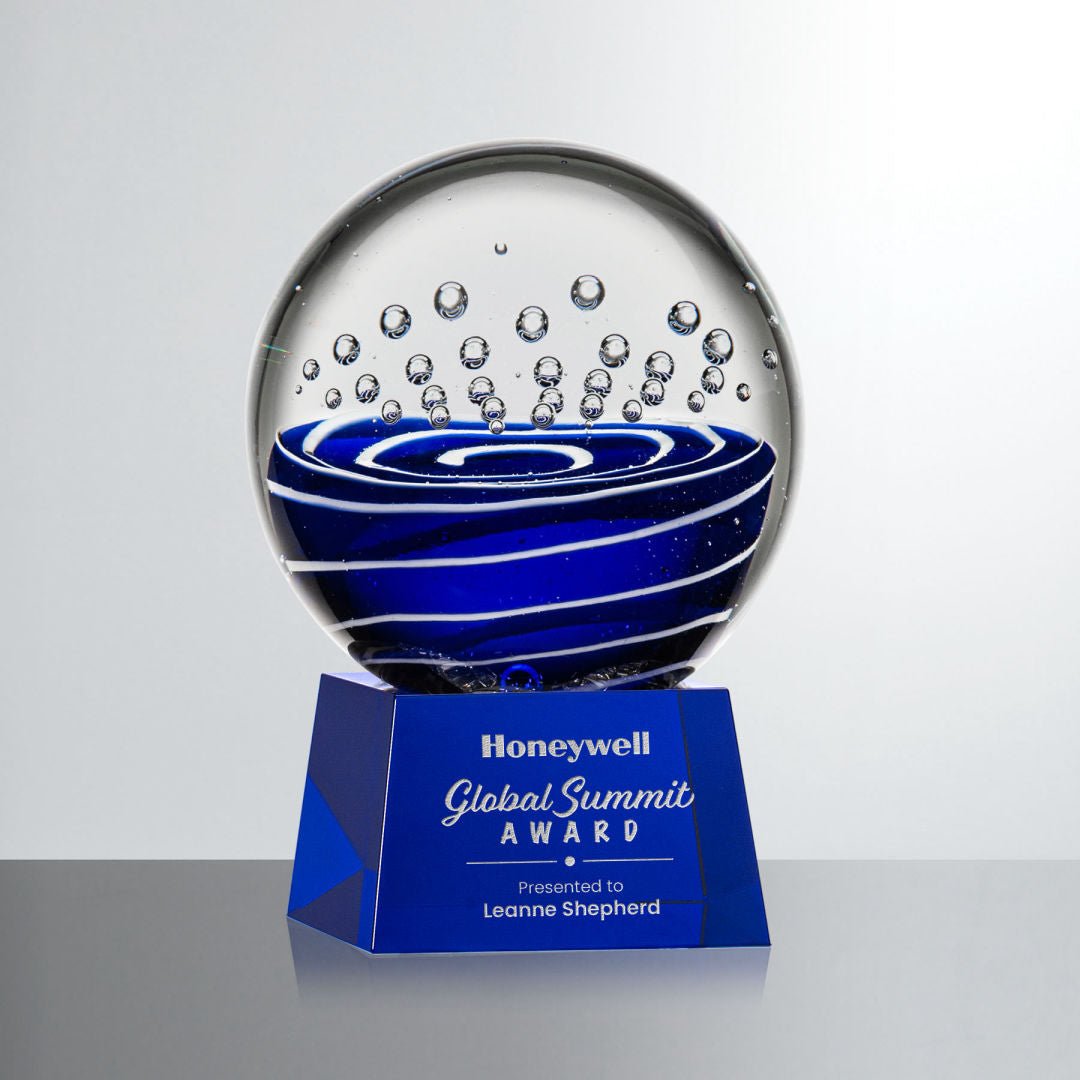 Tranquility Crystal Award – Luxury Corporate Gift crystal edge - Crystal House