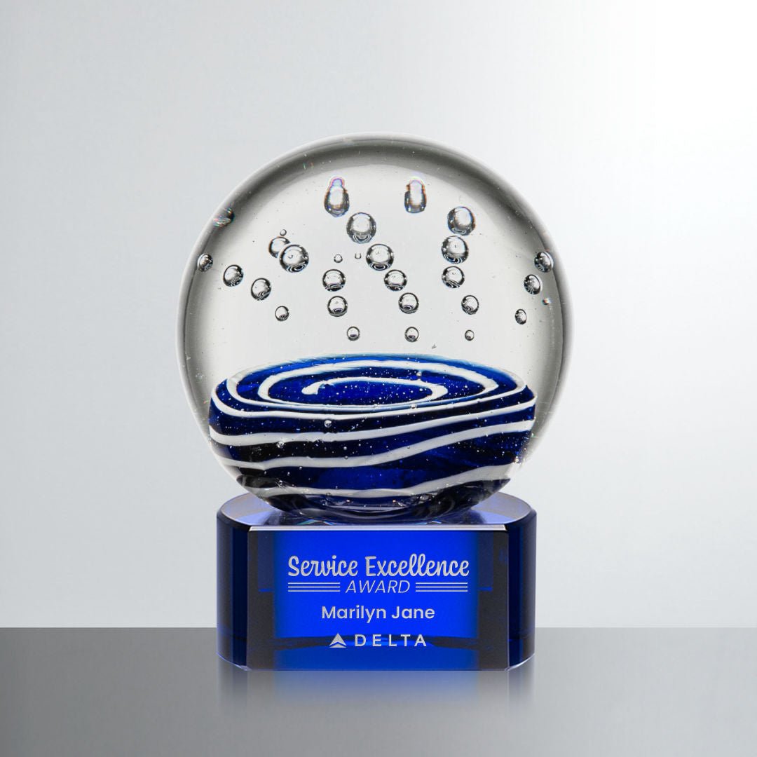 Tranquility Crystal Award – Luxury Recognition Trophy crystal edge - Crystal House
