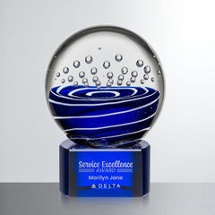 Tranquility Crystal Award – Luxury Recognition Trophy crystal edge - Crystal House