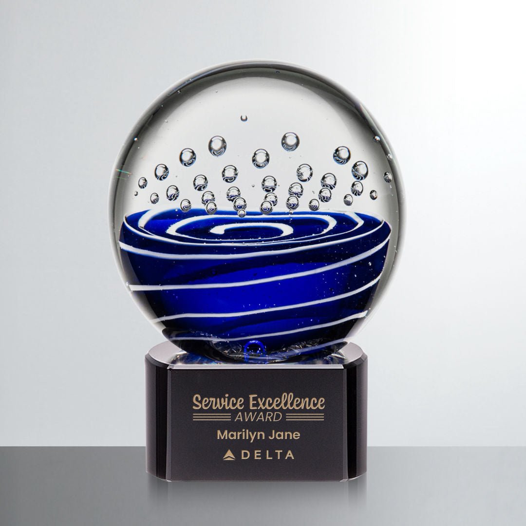 Tranquility Crystal Award – Luxury Recognition Trophy crystal edge - Crystal House