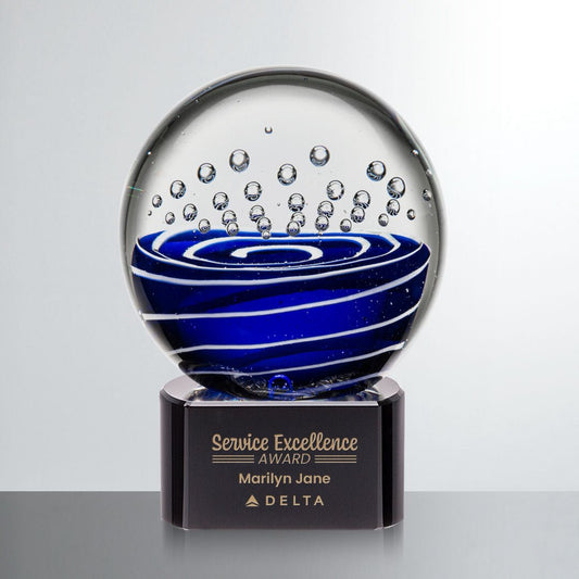 Tranquility Crystal Award – Luxury Recognition Trophy crystal edge - Crystal House