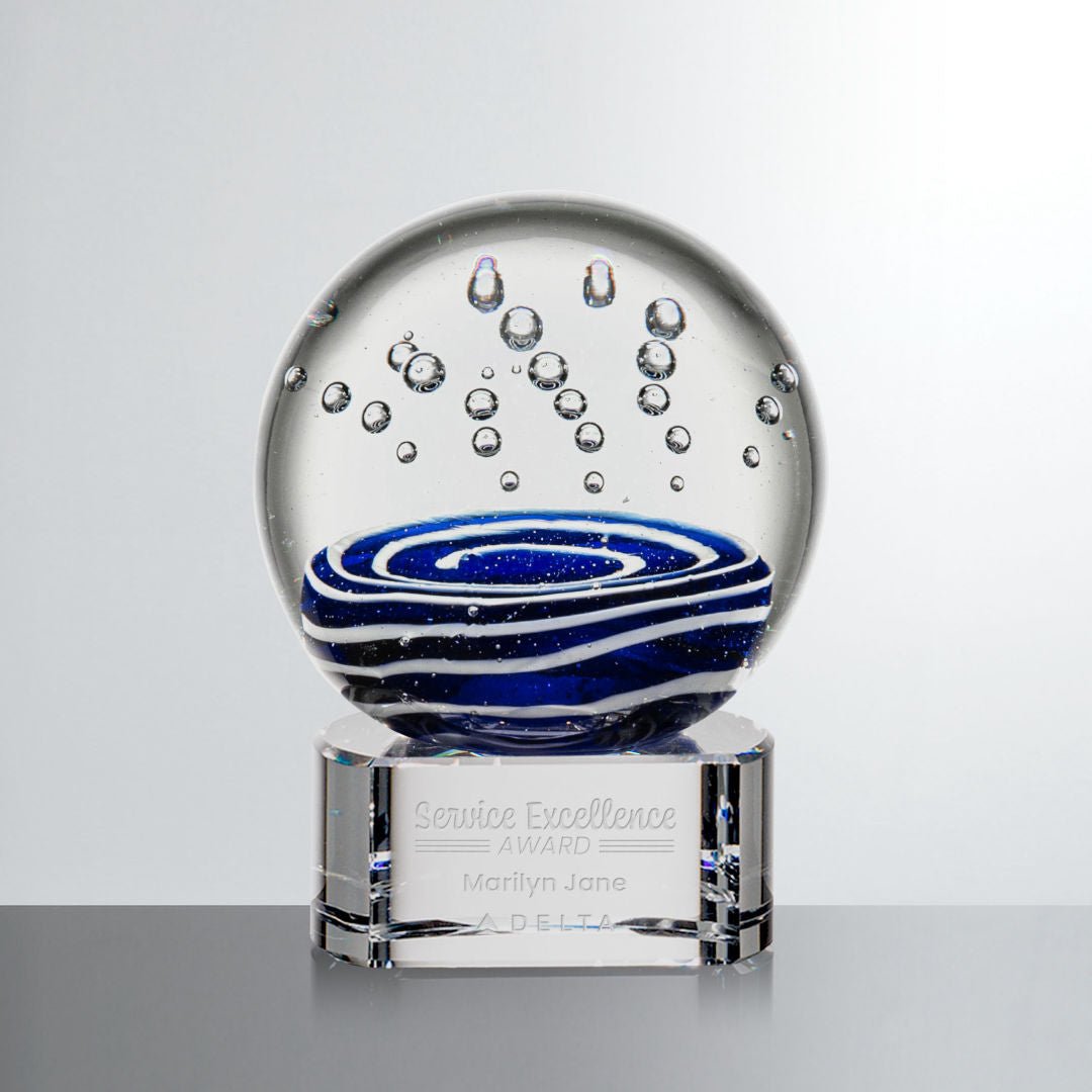 Tranquility Crystal Award – Luxury Recognition Trophy crystal edge - Crystal House