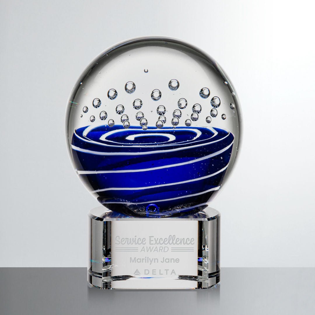 Tranquility Crystal Award – Luxury Recognition Trophy crystal edge - Crystal House