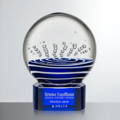 Tranquility Crystal Award – Luxury Recognition Trophy crystal edge - Crystal House