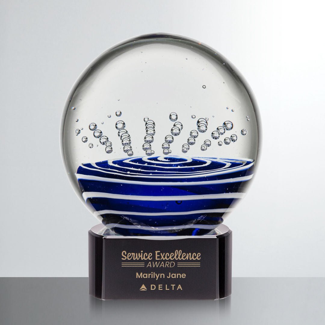 Tranquility Crystal Award – Luxury Recognition Trophy crystal edge - Crystal House