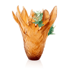 Tressage Paradis Vase Daum - Crystal House