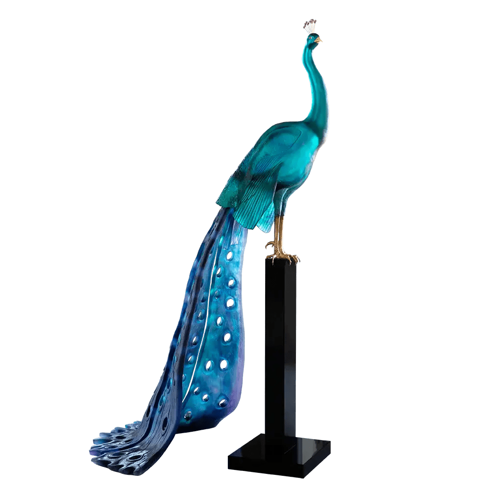 Tropical Peacock by Madeleine van der Knoop Daum