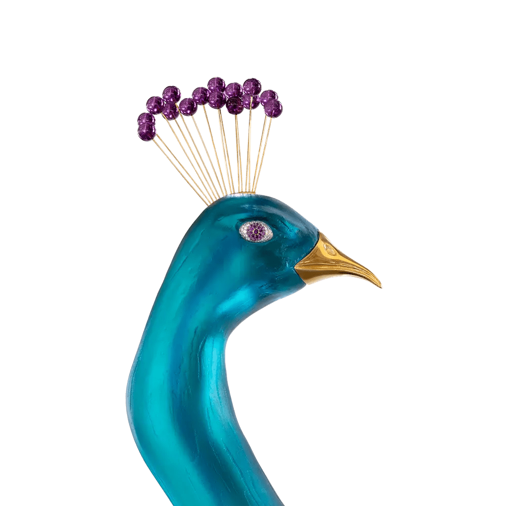 Tropical Peacock by Madeleine van der Knoop Daum