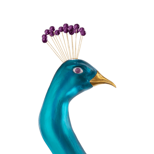 Tropical Peacock by Madeleine van der Knoop Daum