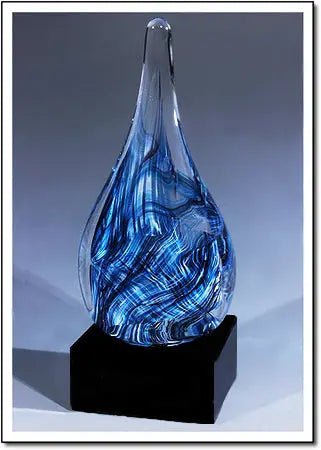 Tropical Storm Sculpture - 2096 Monarch Custom Glass