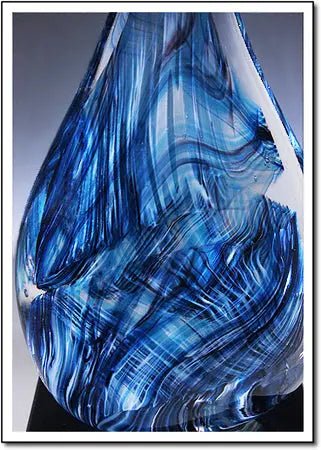 Tropical Storm Sculpture - 2096 Monarch Custom Glass