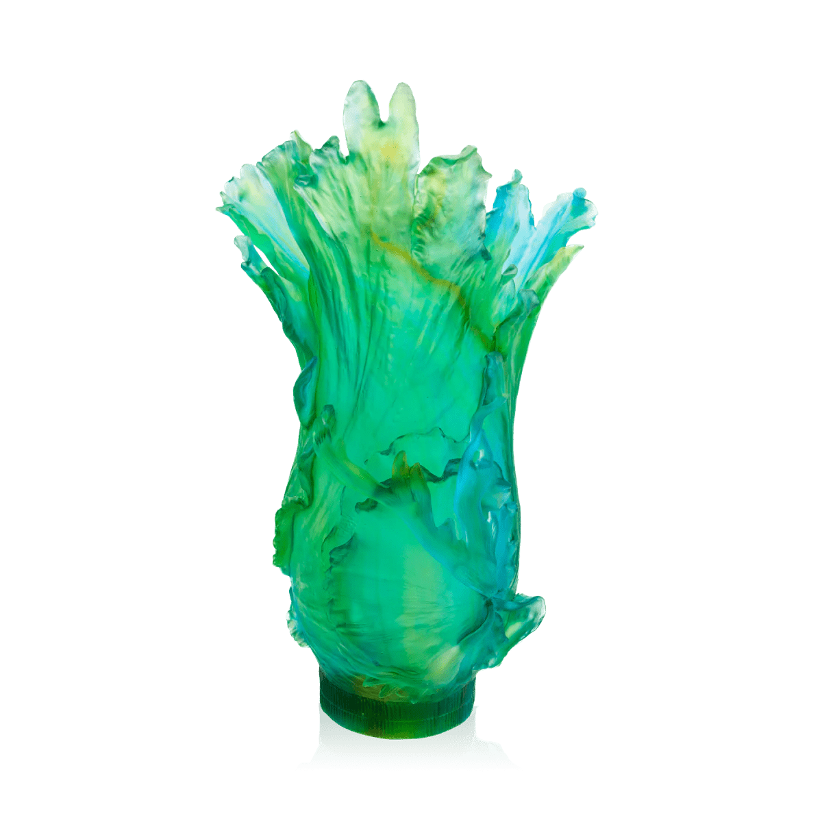 Tropical Voyage Vase Daum - Crystal House
