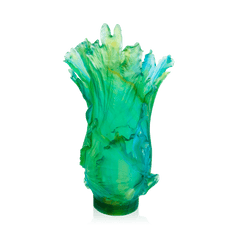 Tropical Voyage Vase Daum - Crystal House