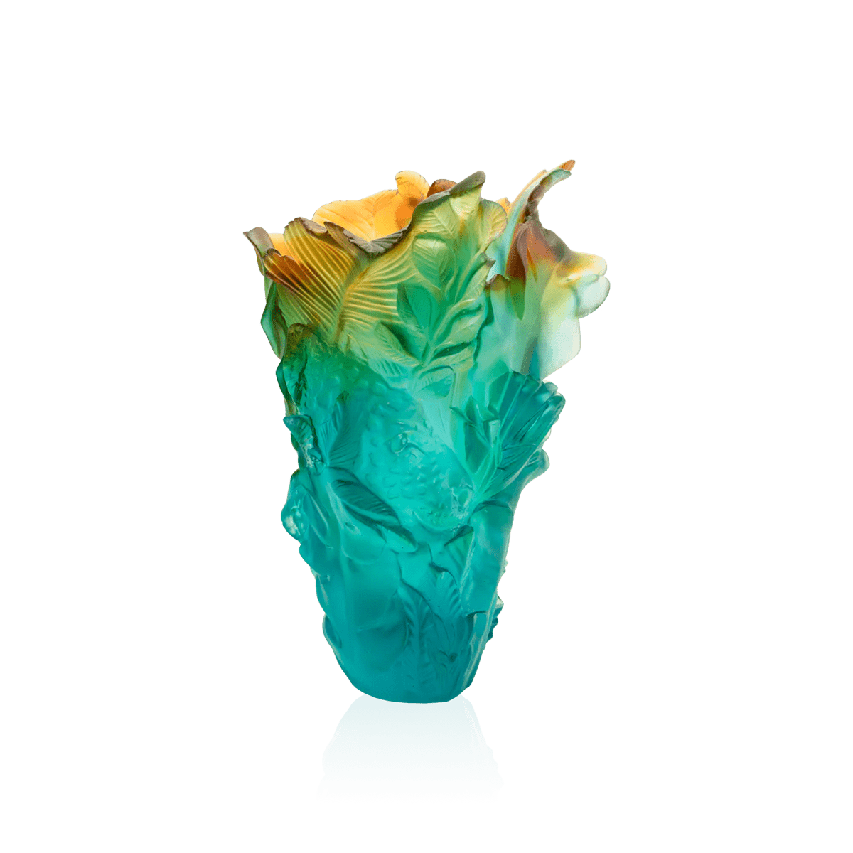 Tropical Voyage Vase Daum - Crystal House
