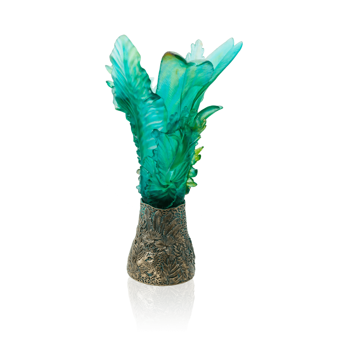 Tropical Voyage Vase Daum - Crystal House