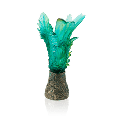 Tropical Voyage Vase Daum - Crystal House