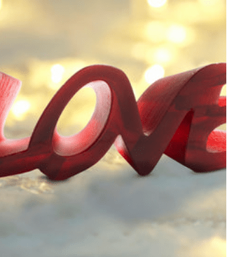 True Love in Red Daum - Crystal House