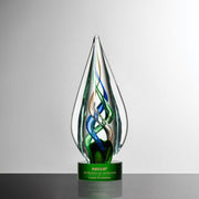 Turino Crystal Award – Luxury Corporate Trophy crystal edge - Crystal House
