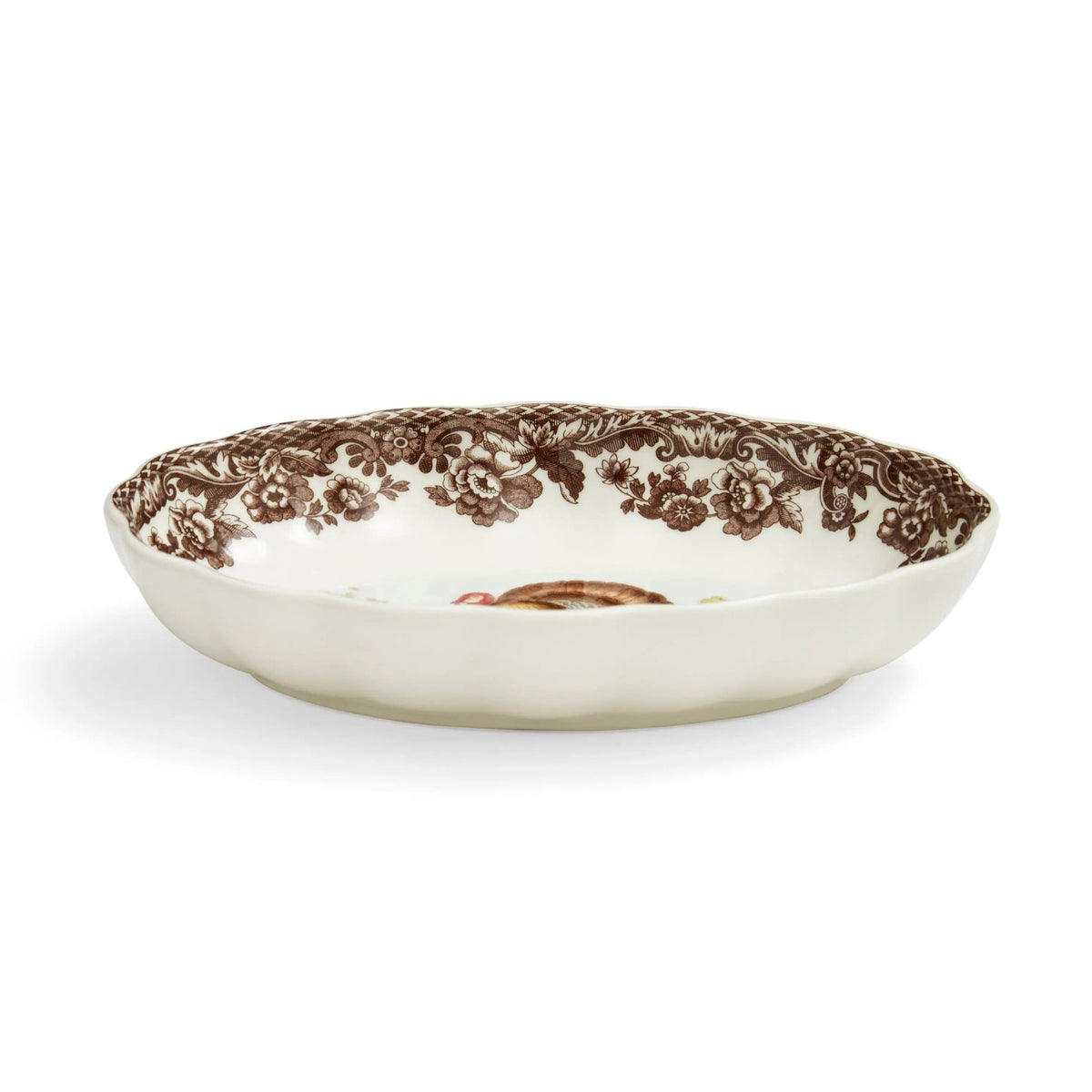 Turkey Oval Fluted Dish Spode
