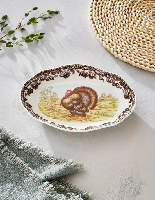 Turkey Pickle Dish Spode