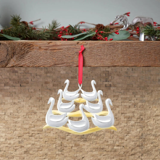 Twelve Days of Christmas: Sevens Swans a Swimming Ornament Nambé