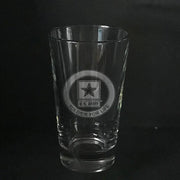 US Army  soldier for life -pint glass Crystal House