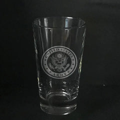 US Army Symbol - pint glass Crystal House