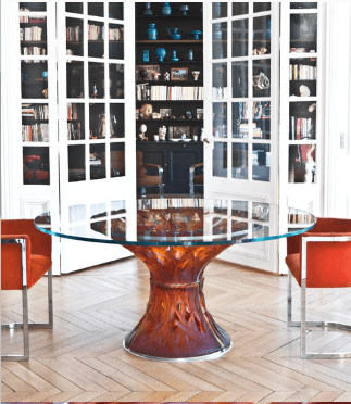 Vegetal 6 piece Table Daum - Crystal House