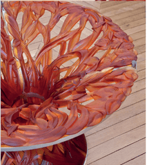 Vegetal 6 piece Table Daum - Crystal House