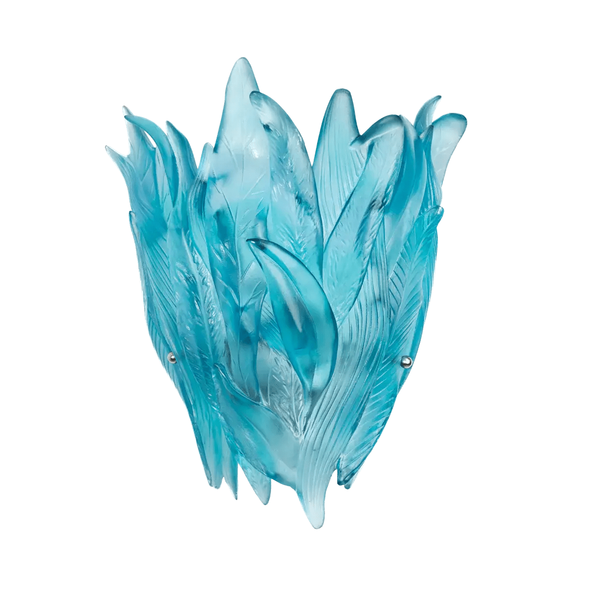Vegetal Turquoise Blue Wall Lamp Daum