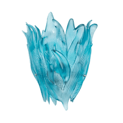 Vegetal Turquoise Blue Wall Lamp Daum