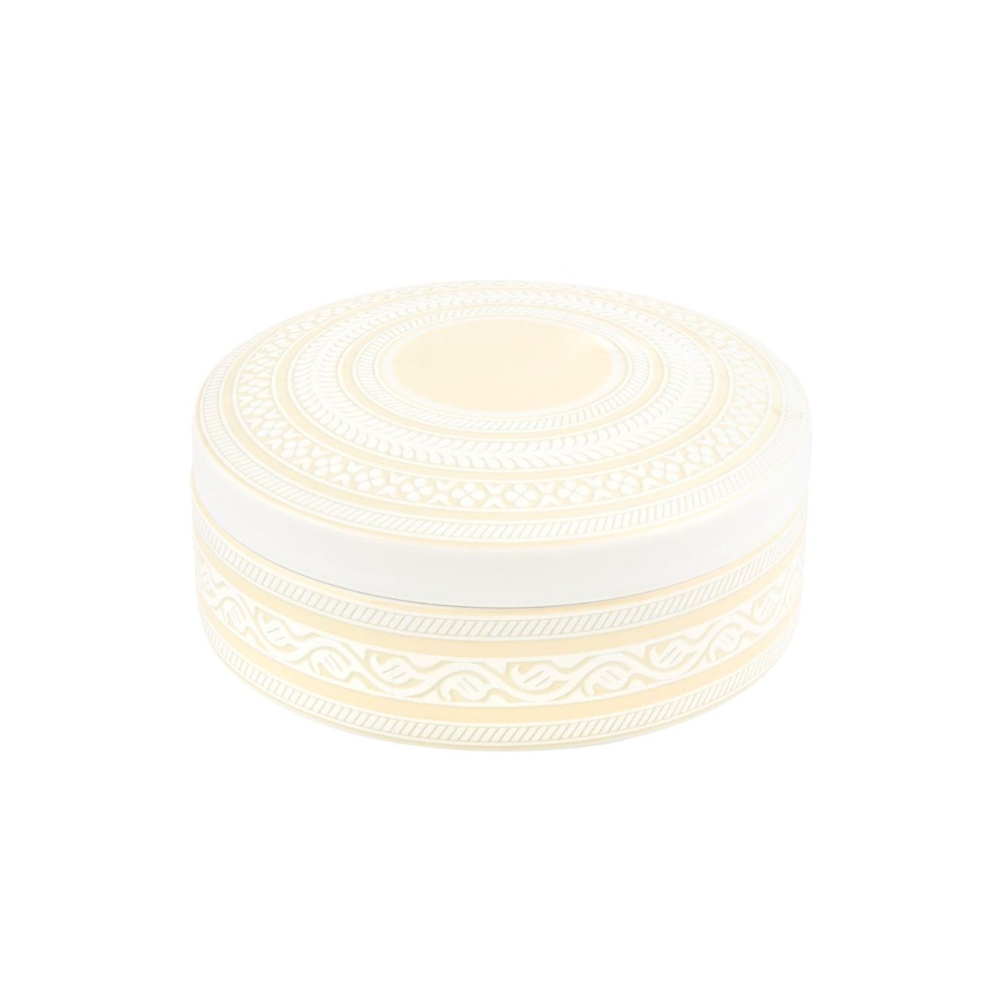 Vista Alegre Ivory Large Round Porcelain Box – Luxury Decorative Gift Vista Alegre - Crystal House
