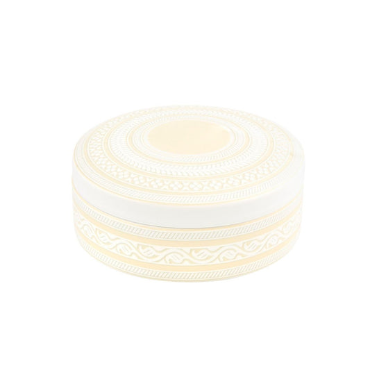 Vista Alegre Ivory Large Round Porcelain Box – Luxury Decorative Gift Vista Alegre - Crystal House