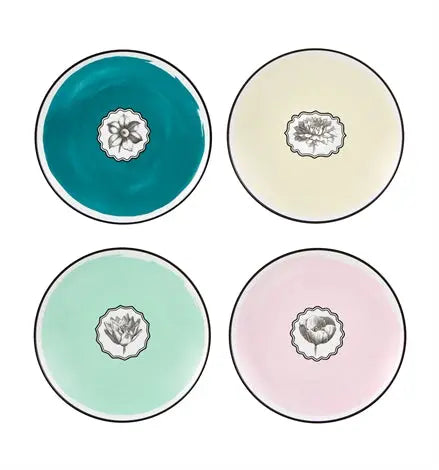 HERBARIAE SET 4 DESSERT PLATES Vista Alegre
